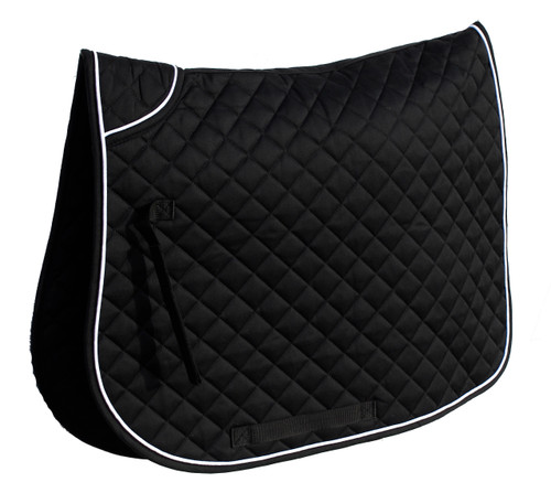 Rhinegold Quilted Saddle Cloth With Twin Binding
