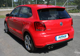 Jetex 27-HADTR Exhaust Half System (non-resonated with racepipe) 63.5mm Twin Round 80mm Polo MK5 – alternate view 2