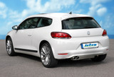 Jetex 40-H7DTR Exhaust Half System (non-resonated with racepipe) 76.5mm Twin Round 80mm Scirocco MK3 – alternate view 2