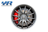 Racingline VWR600001 18" x 8" Wheel, Gunmetal Grey, ET45 Set of 4