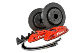 Racingline VWR65G701-RED Brake Caliper and Disc Upgrade MQB Platform 345mm 4 Pot - Red – alternate view 2