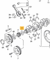 2.0 TFSI EA113 Diamond crank pulley washer
