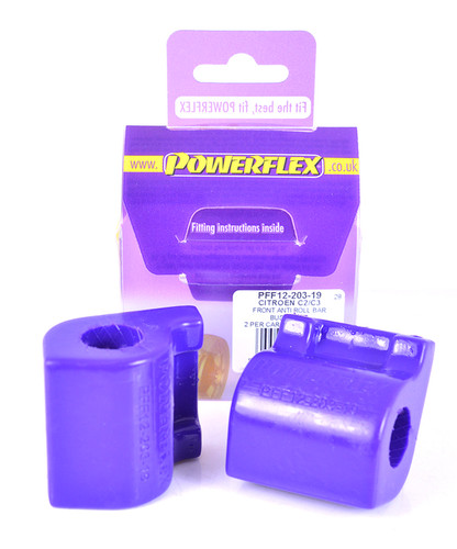 Powerflex PFF12-203-19 Front Anti Roll Bar Bush 19mm Citroen