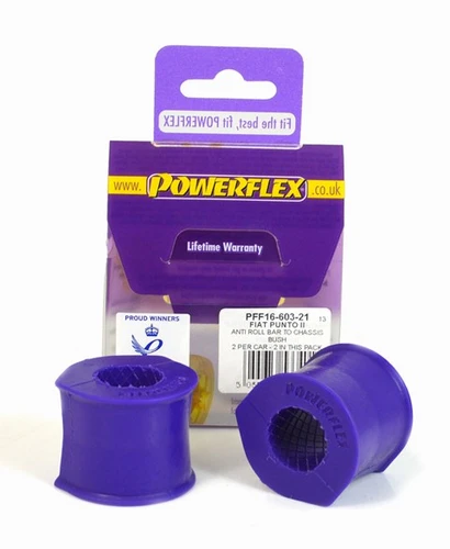 Powerflex PFF16-603-21 Front Anti Roll Bar To Chassis Bush 21mm Lancia Fiat