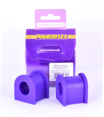 Powerflex PFF36-105-22 Front Anti Roll Bar Mounting Bush 22mm Mazda