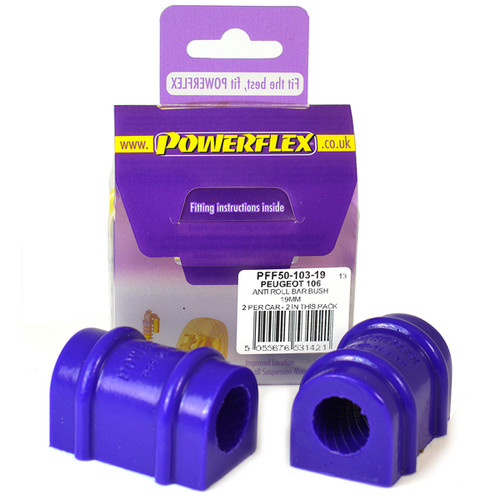 Powerflex PFF50-103-19 Anti Roll Bar Bush 19mm Peugeot Citroen