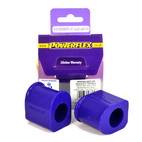 Powerflex PFF60-202-24 Front Anti Roll Bar Chassis Mount Bush 24mm Renault