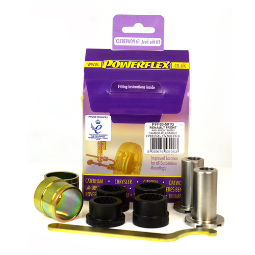 Powerflex PFF60-501G Front Arm Front Bush Camber Adjustable  Renault