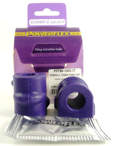 Powerflex PFF80-1003-17 Front Anti Roll Bar Bush 17mm Vauxhall - Opel