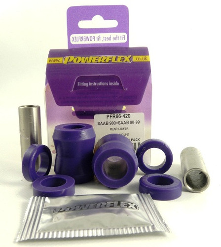 Powerflex PFR66-420 Rear Lower Shock Mounting Saab