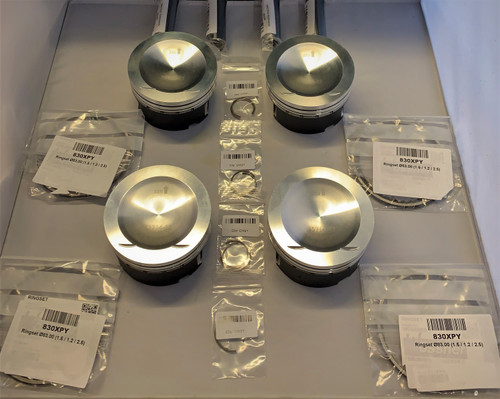 TSR Spec Wossner / ZRP Forged piston set for 2.0 TFSI EA113 82.5MM Bore