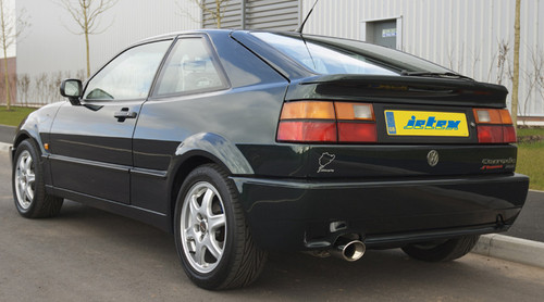 Jetex 26-H7TR Exhaust Half System (non-resonated with racepipe) 63.5mm Oval 90/120mm Corrado – alternate view 2