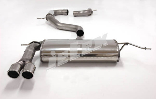 Jetex 40-H3DR Exhaust Half System 76.5mm Twin Round 80mm A3 8P