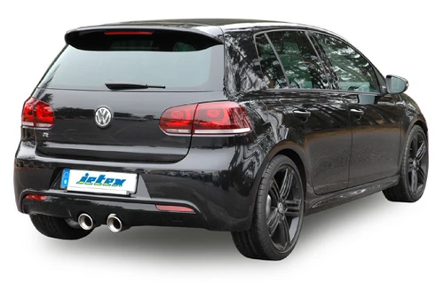 Jetex 40-H3DR Exhaust Half System 76.5mm Twin Round 80mm A3 8P