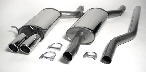 Jetex 42-H8R Exhaust Half System 63.5mm Twin Round 80mm A4 B5
