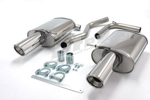 Jetex 44DB2R Exhaust Back Boxes 63.5mm Round 100mm L+R A4 B6
