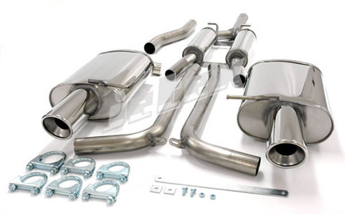 Jetex 44DH4R Exhaust Half System 63.5 + 50.8mm Round 100mm L+R A4 B6