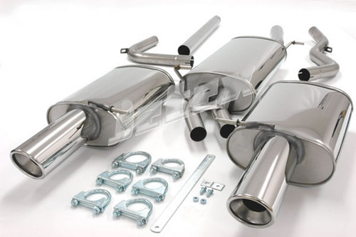 Jetex 44DH3R Exhaust Half System 63.5 + 50.8mm Round 100mm L+R A4 B7