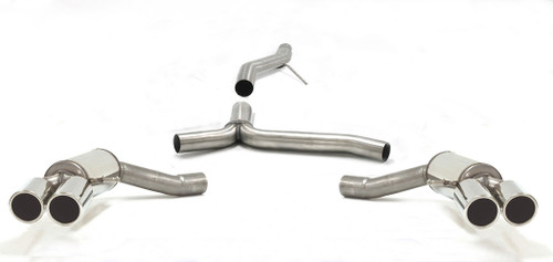 Jetex 48DH7DR Exhaust Half System 70 + 57mm Twin Round 80mm Quad A5