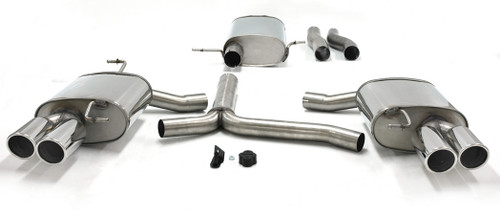 Jetex 48DH4DR Exhaust Half System 70 + 57mm Twin Round 80mm Quad A5