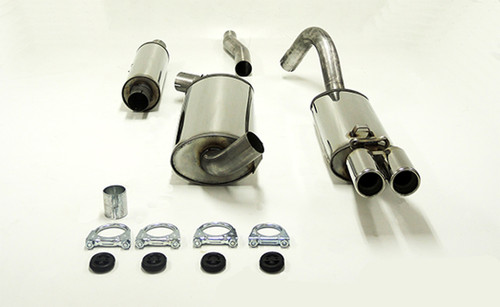 Jetex 45-H1R Exhaust Half System 63.5mm Twin Round 70mm Coupe