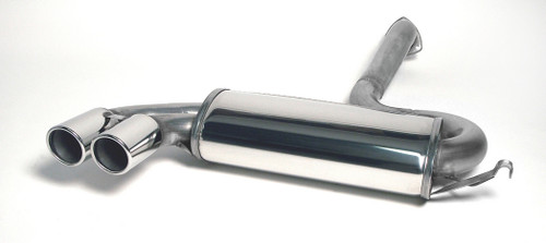 Jetex 45-B91R Exhaust Back Box 70mm Twin Round 80mm S2 B3