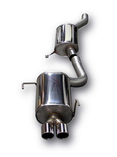 Jetex 43-H5DR Exhaust Half System 76.5mm Twin Round 80mm S2 B4