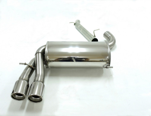 Jetex 40-BCR Exhaust Back Box 76 + 57mm Twin Round 80mm S3 8P