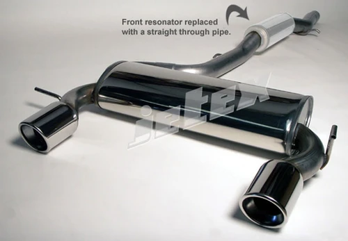 Jetex 41-H8TR Exhaust Half System (non-resonated with racepipe) 70mm Round 100mm L+R TT 8N