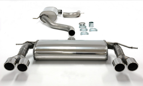 Jetex 40DH6DR Exhaust Half System 76.5mm Twin Round 80mm Quad Leon 1P