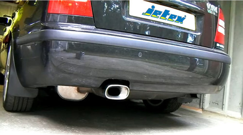 Jetex 41-H5TR Exhaust Half System (non-resonated with racepipe) 63.5mm Oval 85/150mm Octavia 1U – alternate view 2