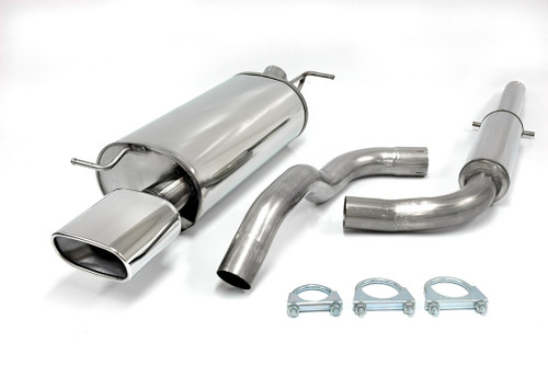 Jetex 41SH0PR Exhaust Half System 63.5mm Oval 85/150mm Golf MK4