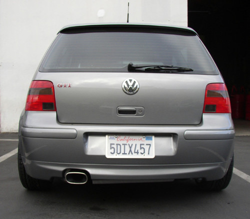 Jetex 41SH0PTR Exhaust Half System (non-resonated with racepipe) 63.5mm Oval 85/150mm Golf MK4 – alternate view 3