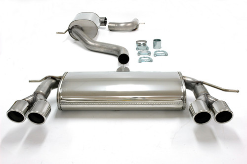 Jetex 40DH5DR Exhaust Half System 76.5mm Twin Round 80mm Quad Golf MK6