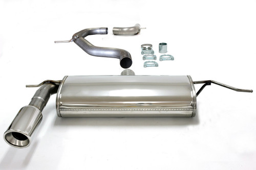 Jetex 40-H51TR Exhaust Half System (non-resonated with racepipe) 76.5mm Round 100mm Golf MK6