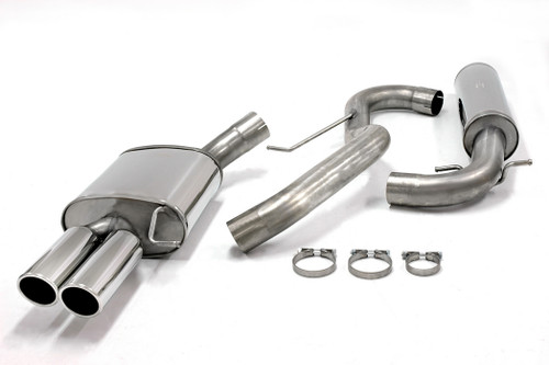 Jetex 40-H9DR Exhaust Half System 76.5mm Twin Round 80mm Jetta MK5