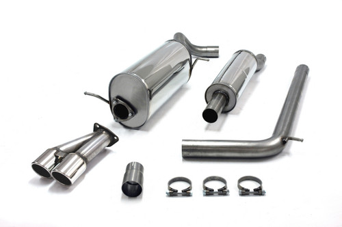 Jetex 27-HADR Exhaust Half System 63.5mm Twin Round 80mm Polo MK5