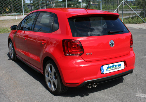 Jetex 27-HADR Exhaust Half System 63.5mm Twin Round 80mm Polo MK5 – alternate view 2