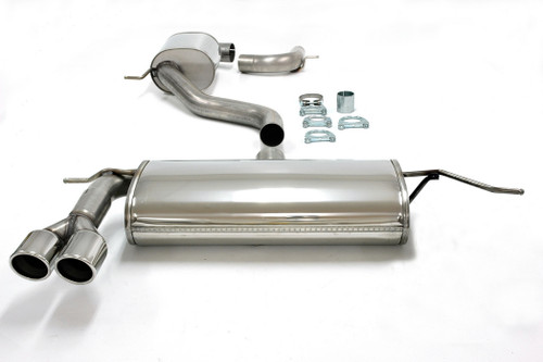 Jetex 40-H7DR Exhaust Half System 76.5mm Twin Round 80mm Scirocco MK3