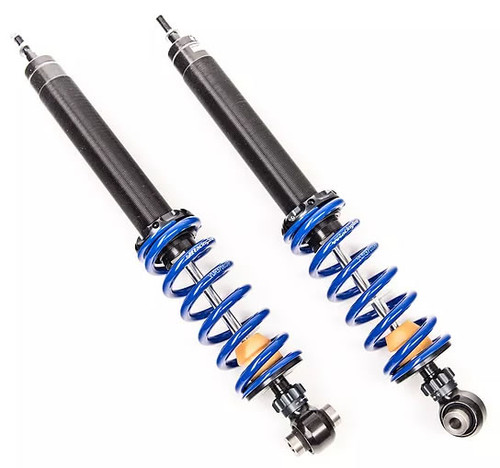 Racingline VWR340000-G7 Track Suspension Kit, 2 Way Adjustable & Rear Coilover Inc Top Mount