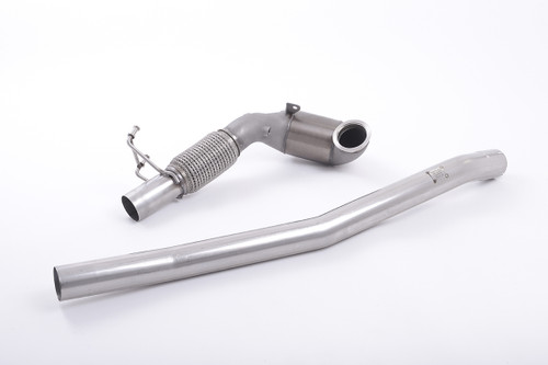 Milltek Exhausts - Large Bore Downpipe and Hi-Flow Sports Cat SSXAU583 For Audi TT