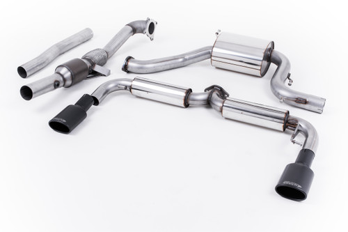Milltek Exhausts - Turbo-back including Hi-Flow Sports Cat SSXVW153 For VW Scirocco