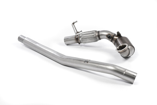 Milltek Exhausts - Large Bore Downpipe and Hi-Flow Sports Cat SSXVW350 For Audi S3