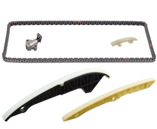 Timing Chain Kit for camshaft, with guide rails and chain tensioner