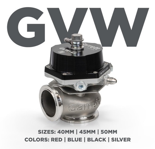 908828-0003 - Garrett External Wastegate GVW-45 Black