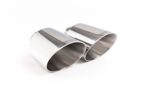 Polished GT (round) 115 Exhaust Tip, Angled up - MSFD167