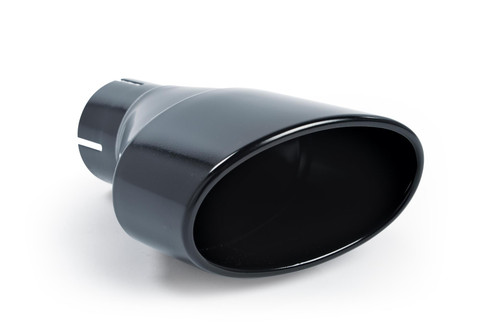 Cerakote Black Jet (oval) 150 x 95 Exhaust Tip, LH - MSTIP144