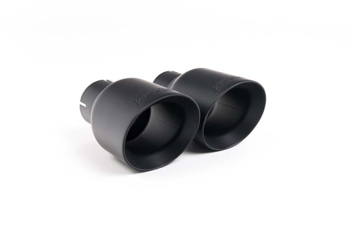 Cerakote Black GT (round) 100 Exhaust Tip, LH Twin Tip - MSAU603