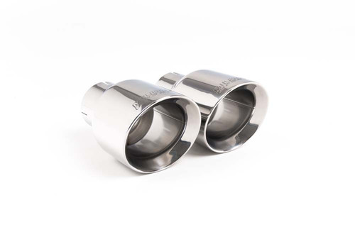 Polished GT (round) 100 Exhaust Tip - MSTIP199