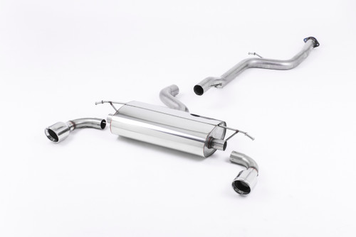 Ford Focus MK2 ST 225 - Non-Resonated (Louder) Cat-Back Exhaust System with 100mm Jet Polished Trims